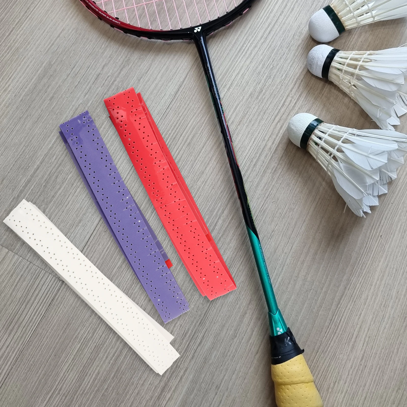 

Badminton Tennis Anti Slip Tennis Tape Non Slip Sweatb for Sports Fishing Pole Tape Absorbent Overgrip Fishing Pole B