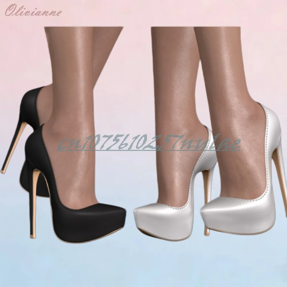 

White Silk Shallow Pointed Toe Pumps Stiletto High Heel Sexy Party Performance Hot Fashion Women Shoes 2026 Women Dance Shoes