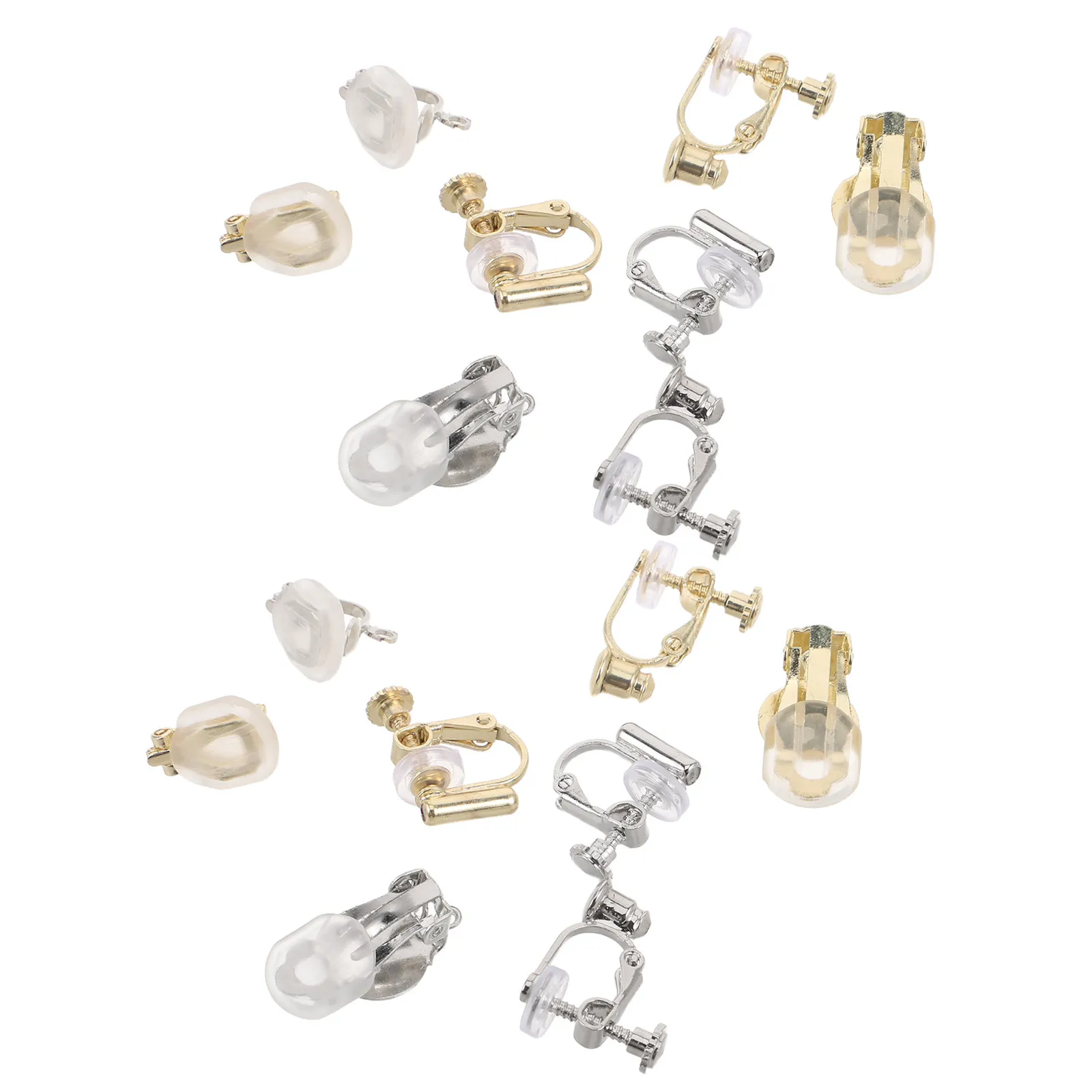 

Набор модных клипс-серег без прокола для женщин, гипоаллергенные металлические украшения, аксессуары для ушей, каффы, серьги для хряща