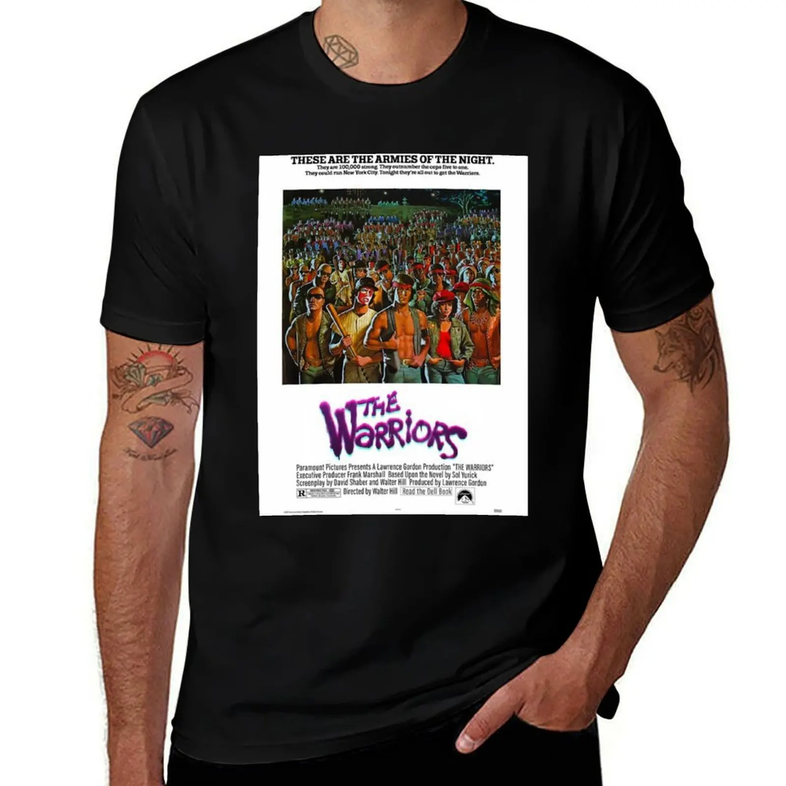 

vintage - The Warriors 1979 T-Shirt Trendy Casual Short Sleeve Shirt