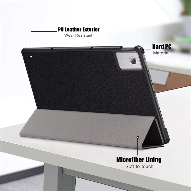 Dreifach Faltbare Hülle für Lenovo Xiaoxin Pad 12,1 Zoll mit Auto-Wach-/Schlaf-Funktion Stoßfeste Abdeckung – Detail 5
