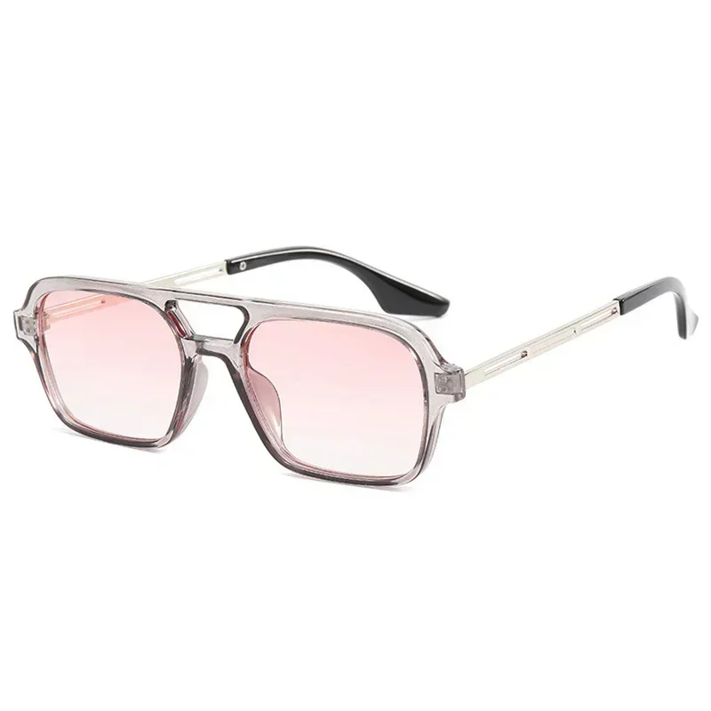 Small Frame Square Sunglasses Woman Brand Designer Fashion Luxury Sun Glasses Female Vintage Hollow Leopard Blue Oculos De Sol image 5