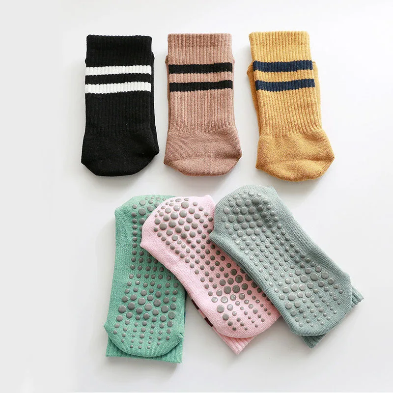 A O Sport Women Yoga Socks Mid tube Dance Professional Anti slip Socks Indoor Fitness