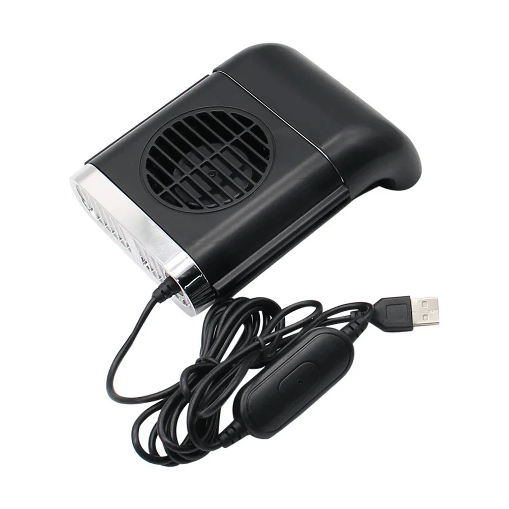 MAX 1A USB Car Back For Seat Fan Brushless Motor Focused Cooling Space Saving Installation Adjustable Wind Speeds