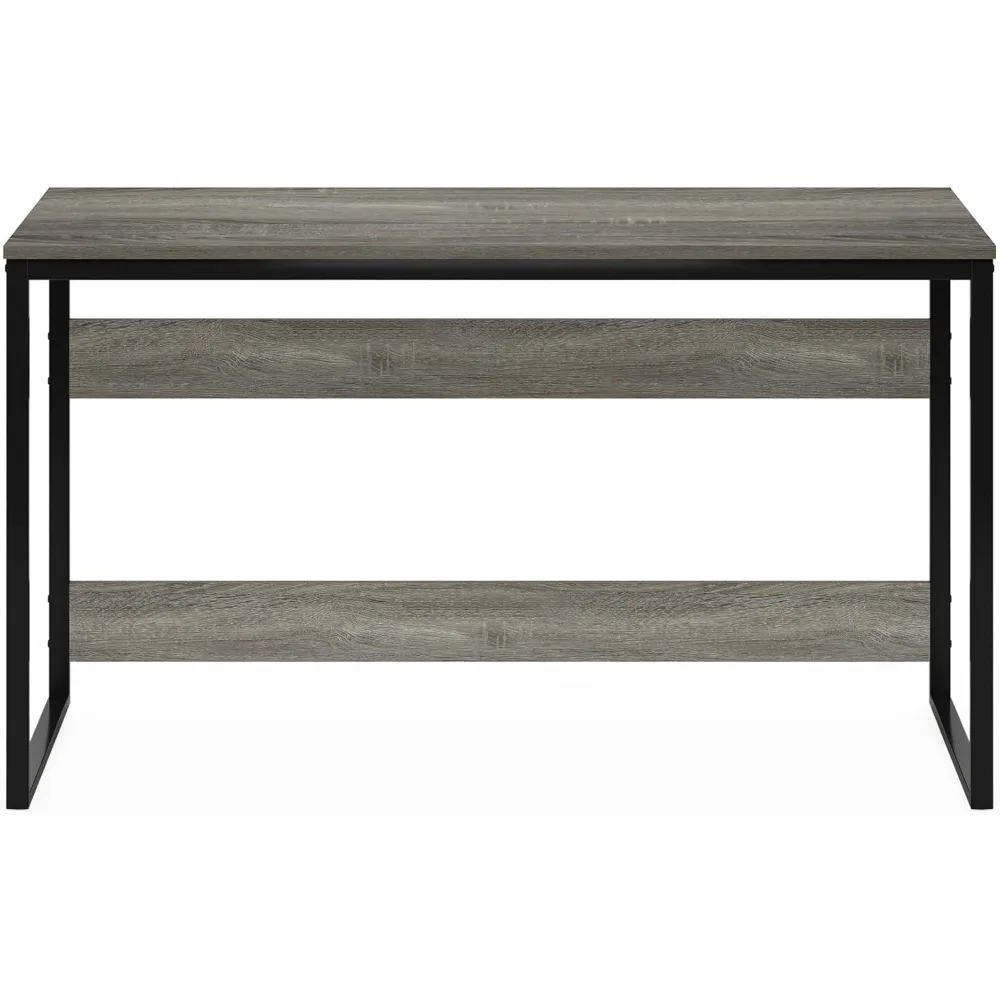 مكتب معزز لنمط الحياة الحديث مقاس 52 بوصة، 52 بوصة، رمادي بلوط فرنسي #6