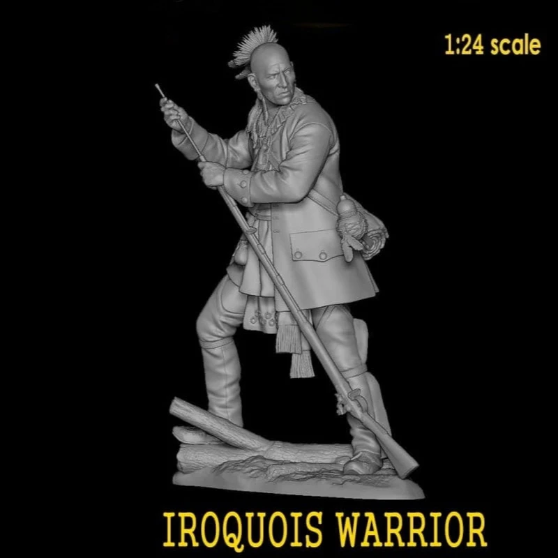 

1/24 Scale Resin Figure Assembled Model Kit Ancient Indian Warrior History Miniature Garage Kit Unassembled and Unpainted