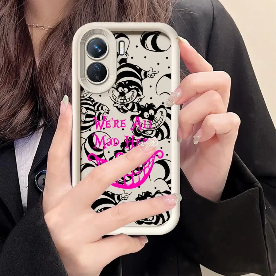 حافظة مضادة للصدمات لهاتف شاومي ريدمي نوت 11 10 14 برو 13 12 12C A1 Plus Poco X3 NFC غطاء هاتف من السيليكون أليس في بلاد العجائب لطيف #2