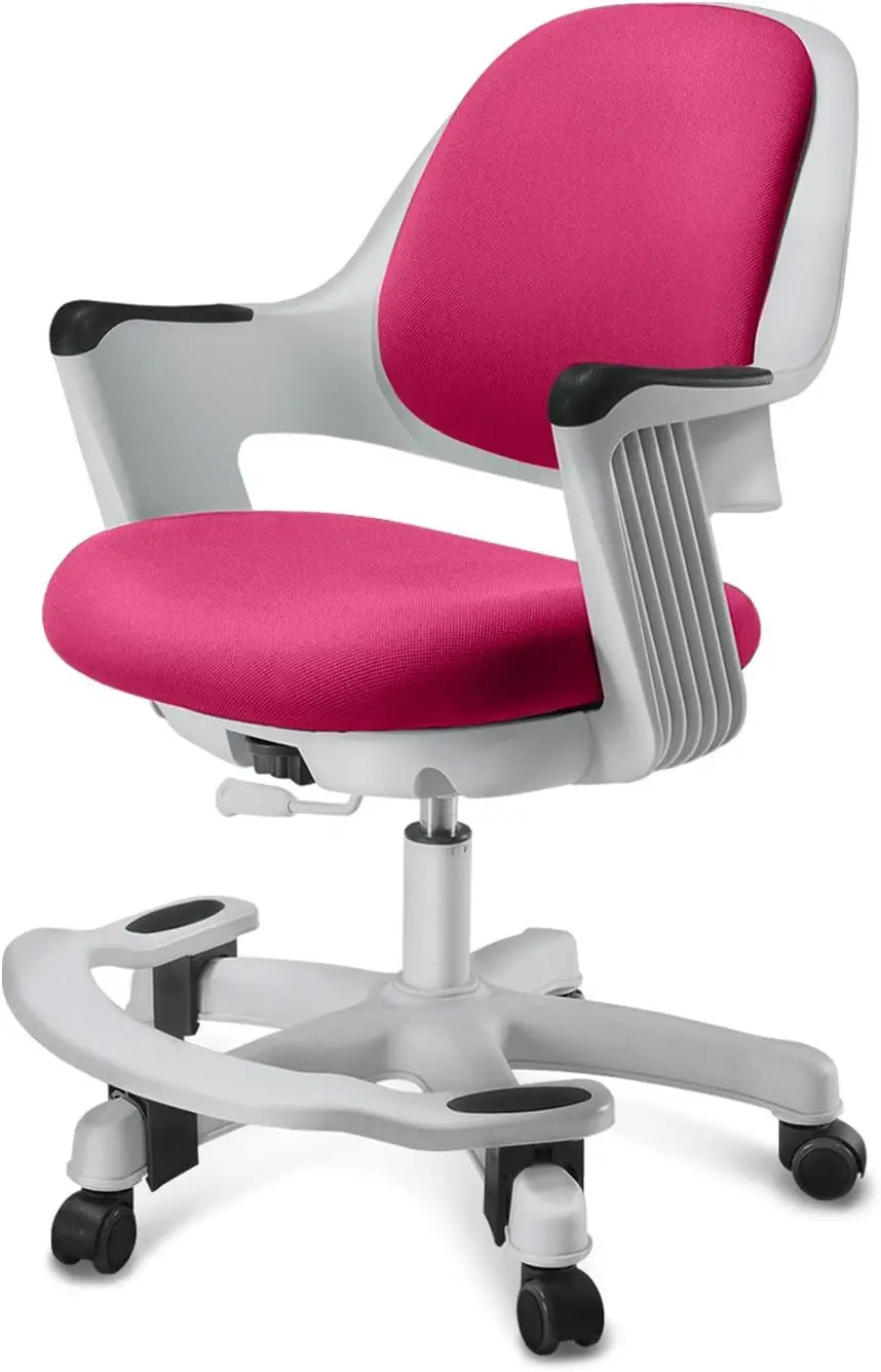 Ergonomic Design Desk Chair with Footrest, Height Adjustable Seat, Comfy Comfortable Cushion Computer Task Chai