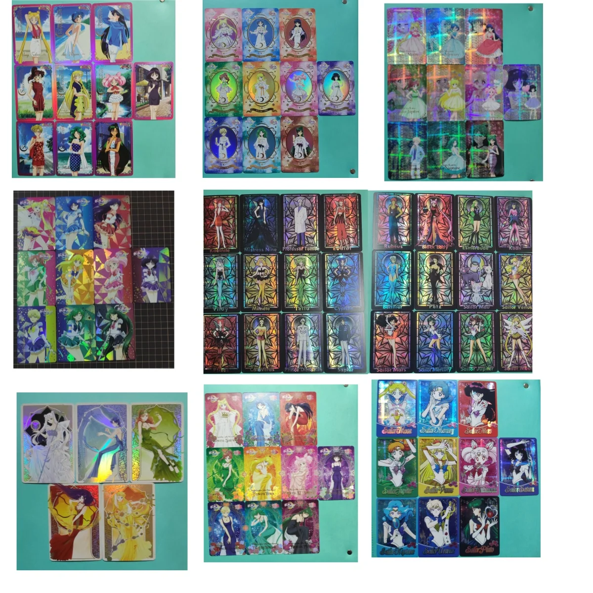 DIY Self Control  Sailor Moon Collect Signature Trading Flash Card Anime Cartoon Christmas Gift for Collectors