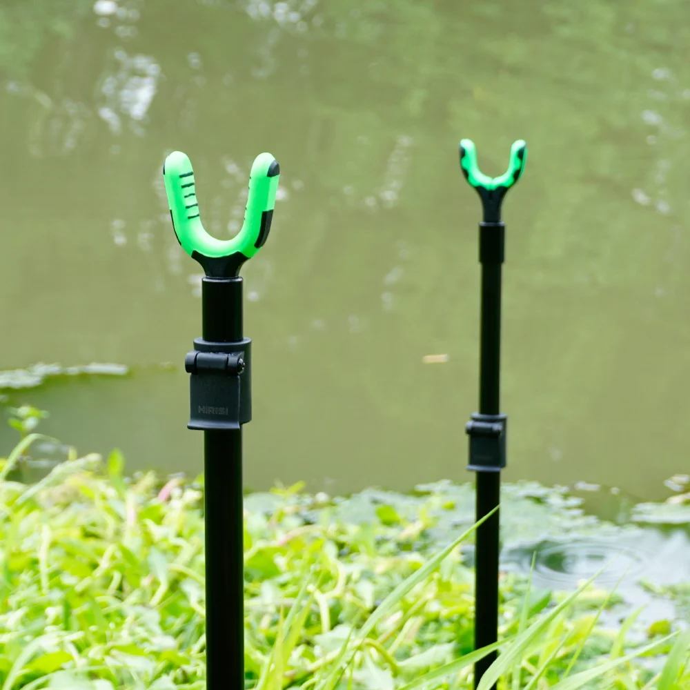 Hirisi 4pcs Carp Fishing Rod Rest Head Holder EVA Soft Anti Slip Y Shape Rod Support Bracket for Bank Stick Fishing Stand view 4
