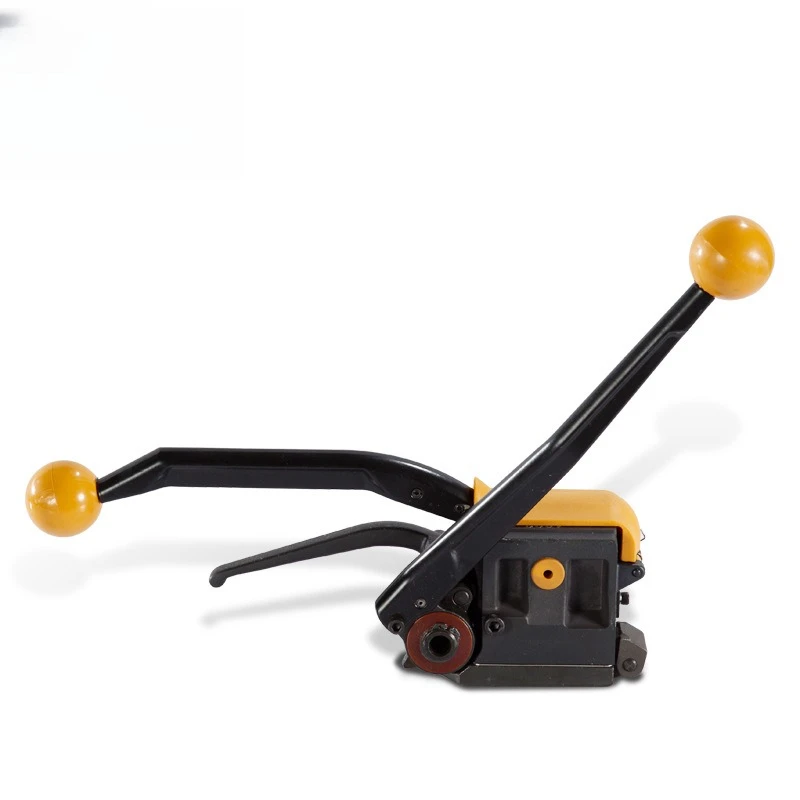 A333 Handmatige stalen omsnoeringsmachine Ijzeren plaat Gespvrije stalen omsnoeringsmachine Bindmachine Yin Yang gesp