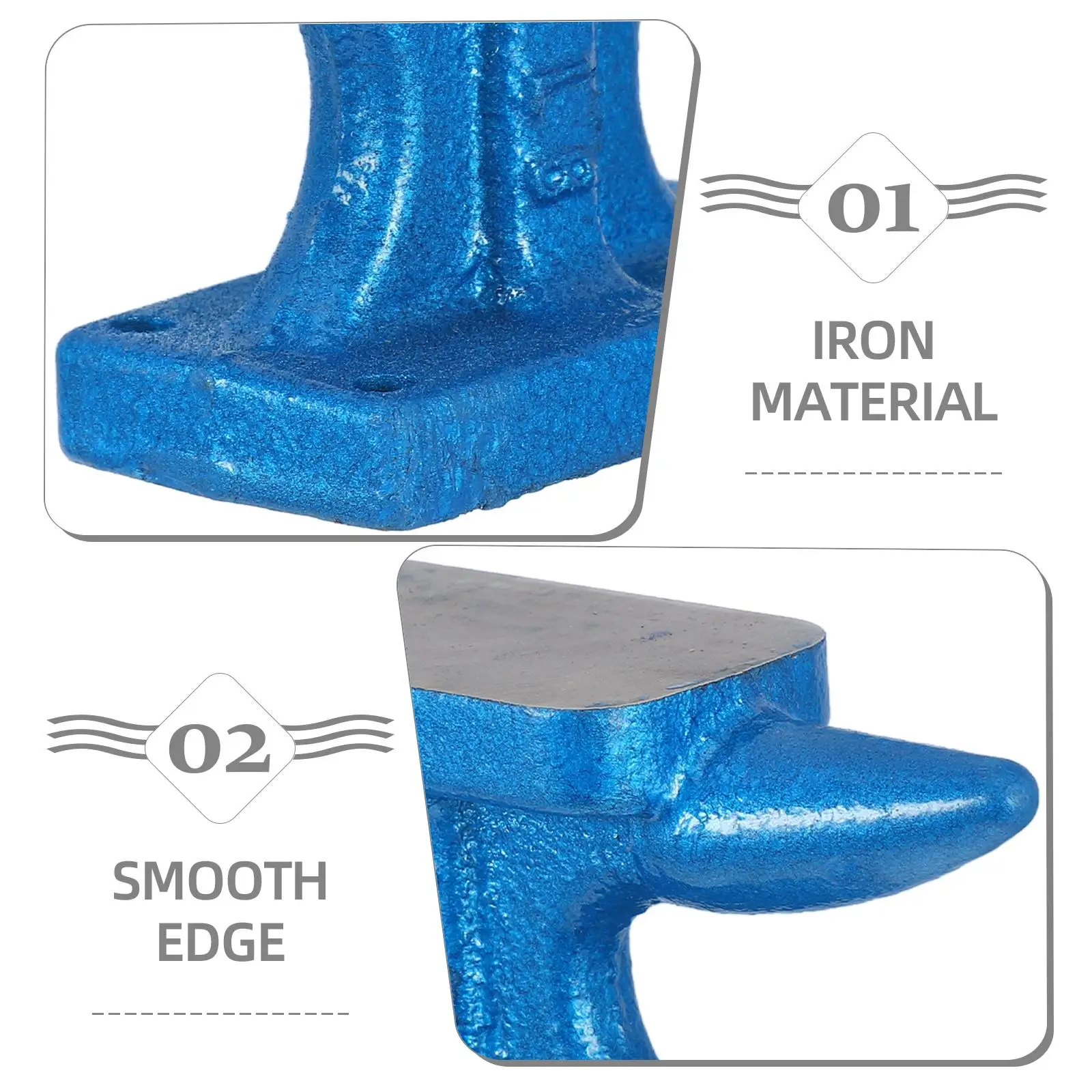 บล็อกเหล็กฮอร์นมินิบล็อกแผ่นมัลติฟังก์ชั่นเครื่องประดับทําฐานอุปกรณ์เสริม DIY