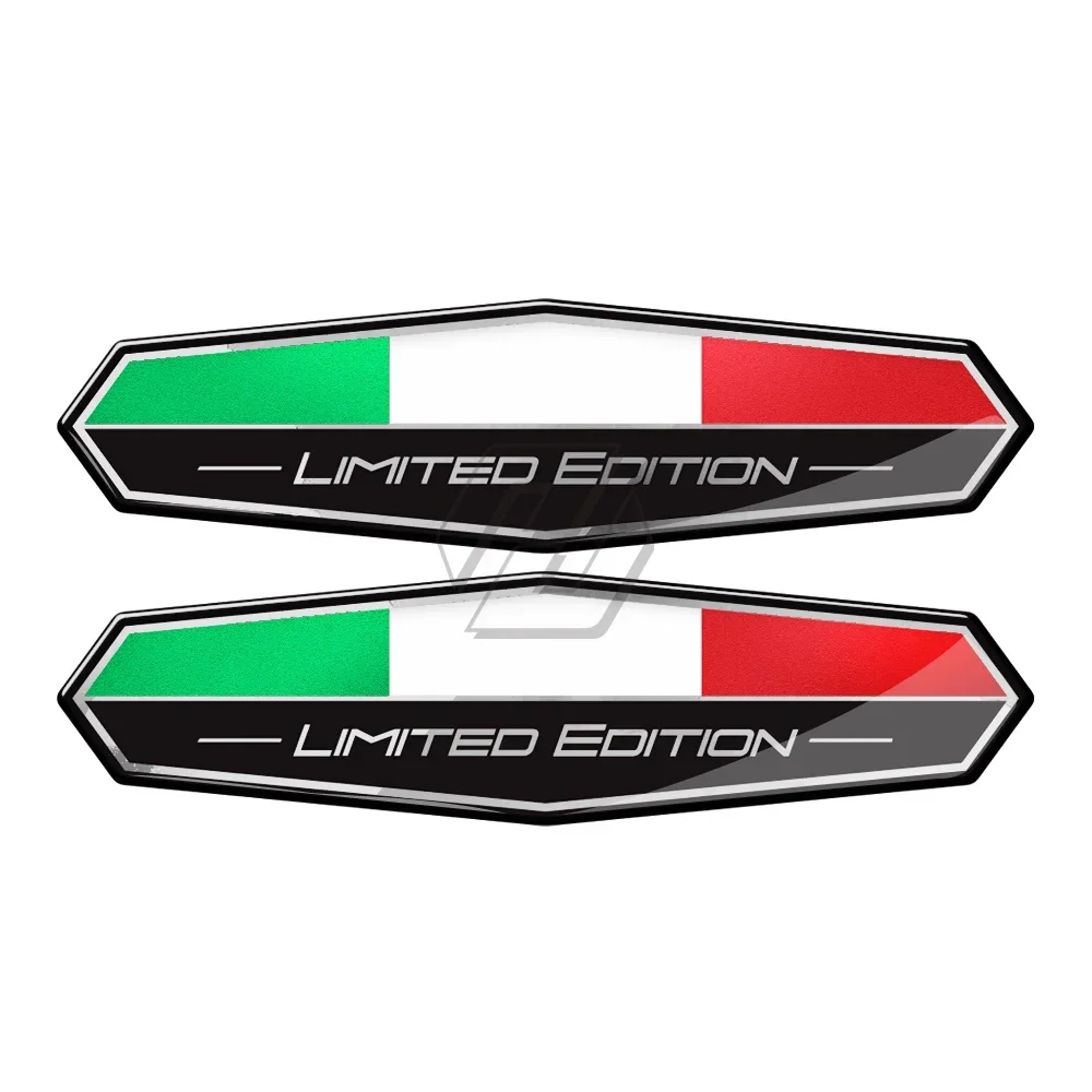 For 3D Motorcycle Stickers Italian Flag Stickers Italian Limited Edition Car Tail Body Motorcycle Modification Stickers Kit