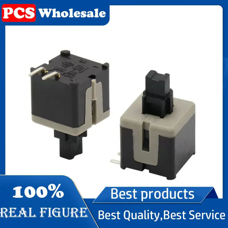 8.5*8.5 key without lock switch with 2 pins 2-pin key without lock button corner-shaped computer cash register reset button