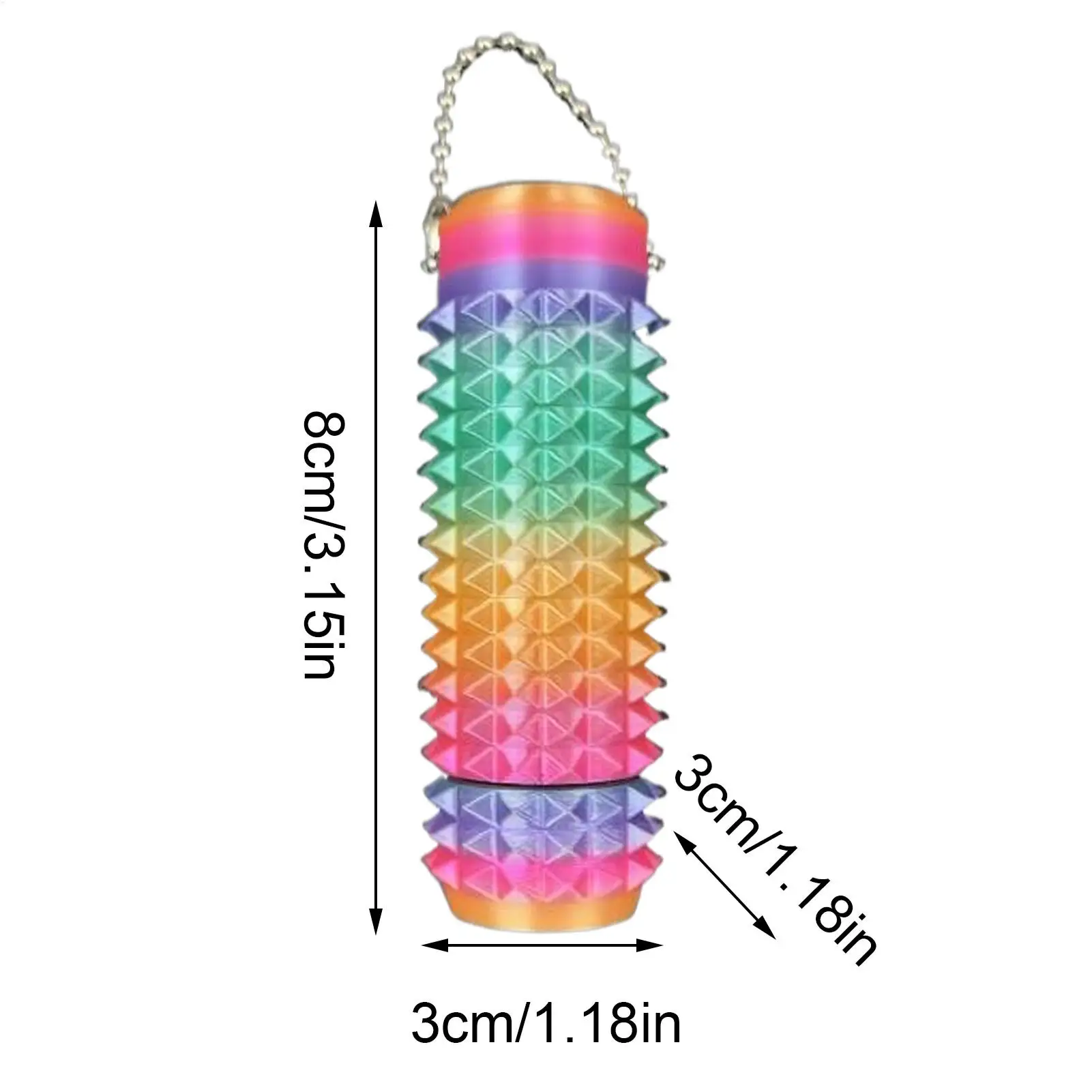 Juguetes antiestrés sensoriales para adultos, artículos antiestrés con impresión 3D, llavero de estimulación manual para recompensa, gestión de ira calma