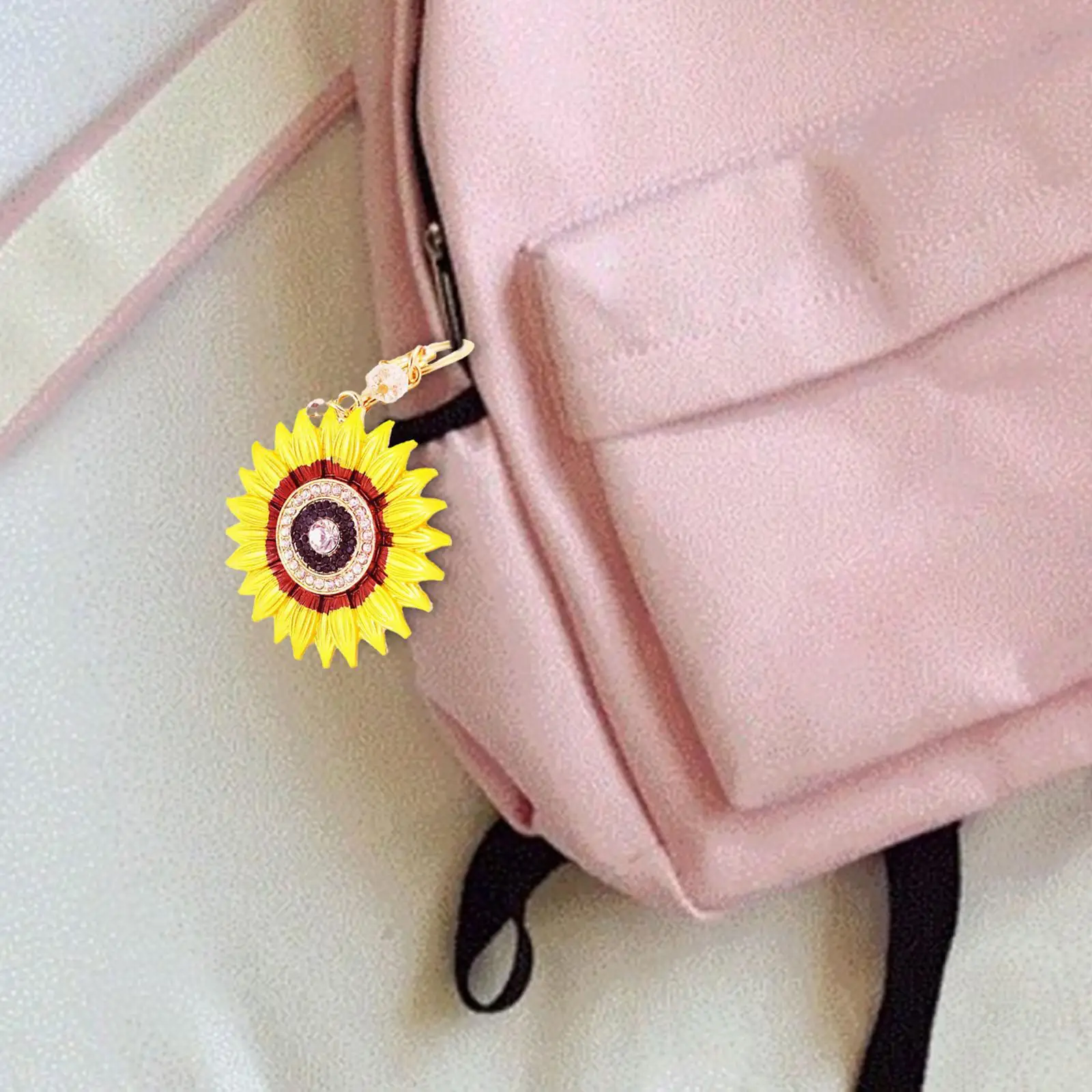 Sunflower Key Ring for Bag Ornament Gifts for Women Girls Unique Purse Charming Pendants Keychains Pendant for Purses Wallet