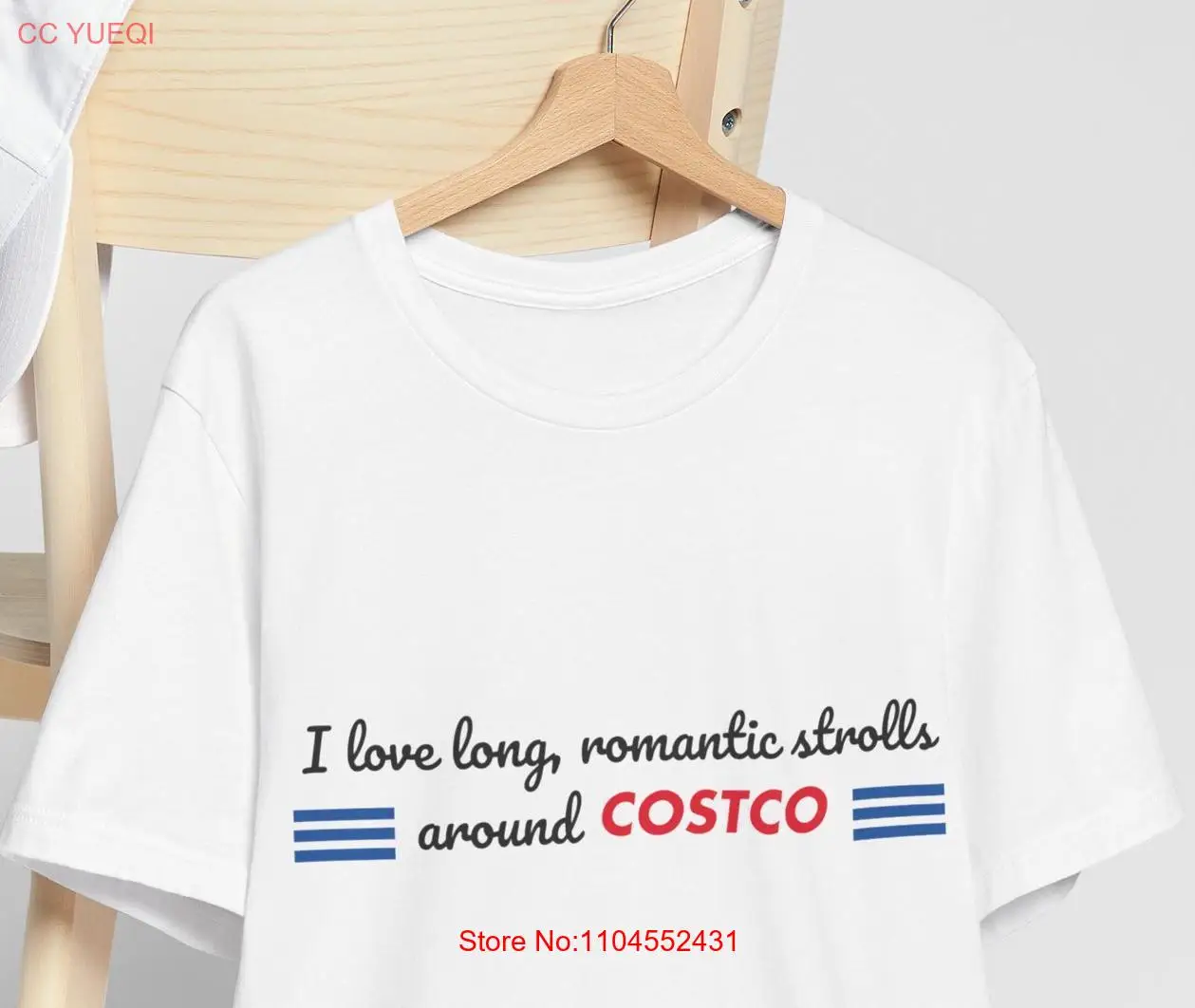 Costco I Love Long Romantic Walks T shirt Warehouse Shoppers Deals Funny Shopping Samples Price Club