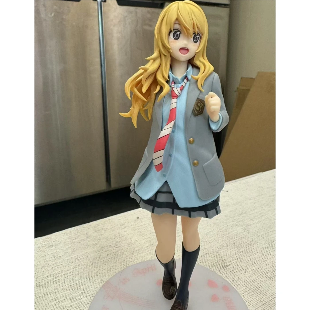 

In Stock 100% Genuine Miyazono Kaori Figure Your Lie In April Anime School Uniform Ver Collectible Model Desktop Decor Gift