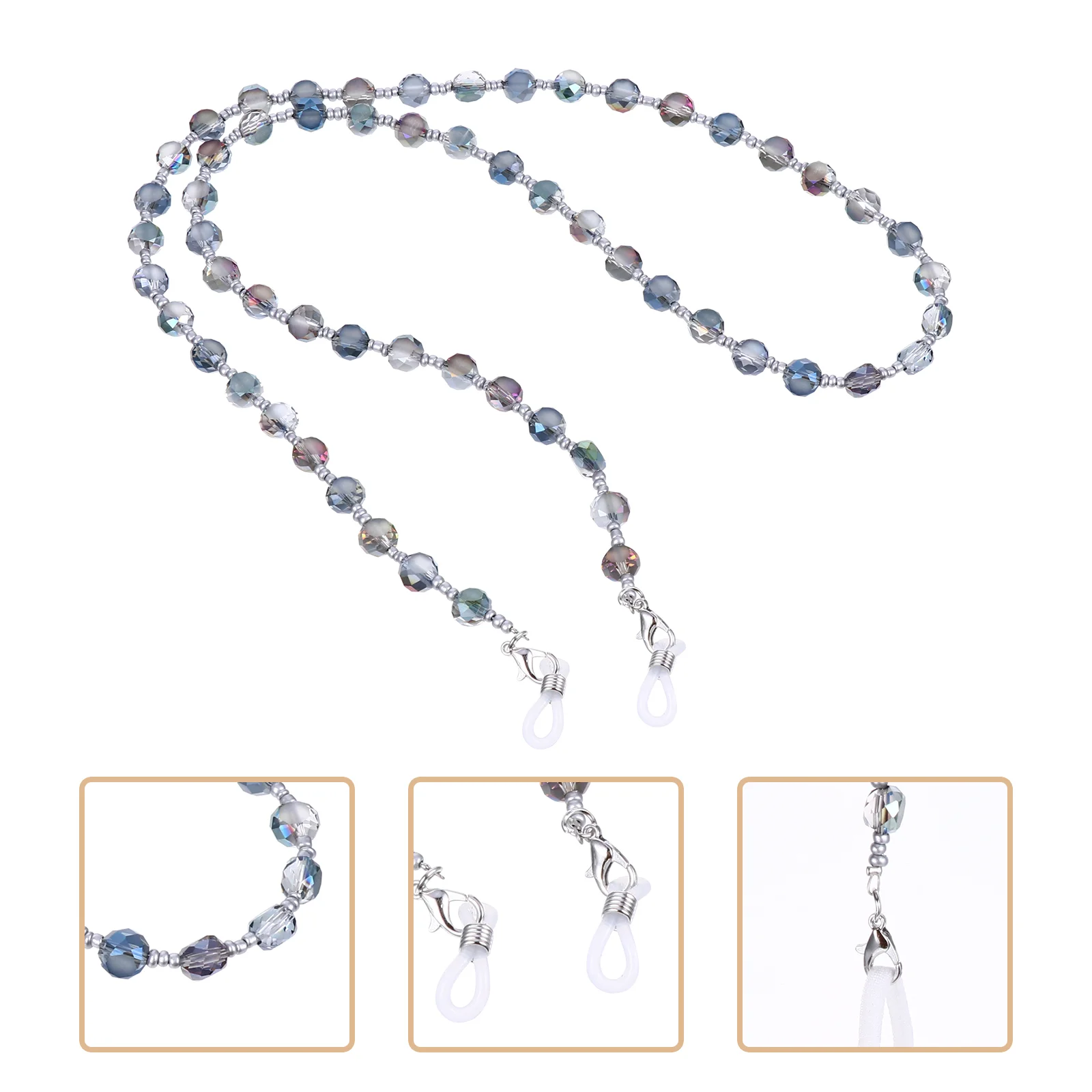 

Mask Chain Glasses Accessory Sunglasses Eyeglass Anti Drop Face Cord Beautiful Beads Decorations