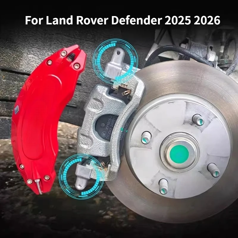 For Land Rover Defender 2020-2026 Aluminum Alloy Brake Caliper Cover Painted Color Change Caliper Shell Modification Accessories