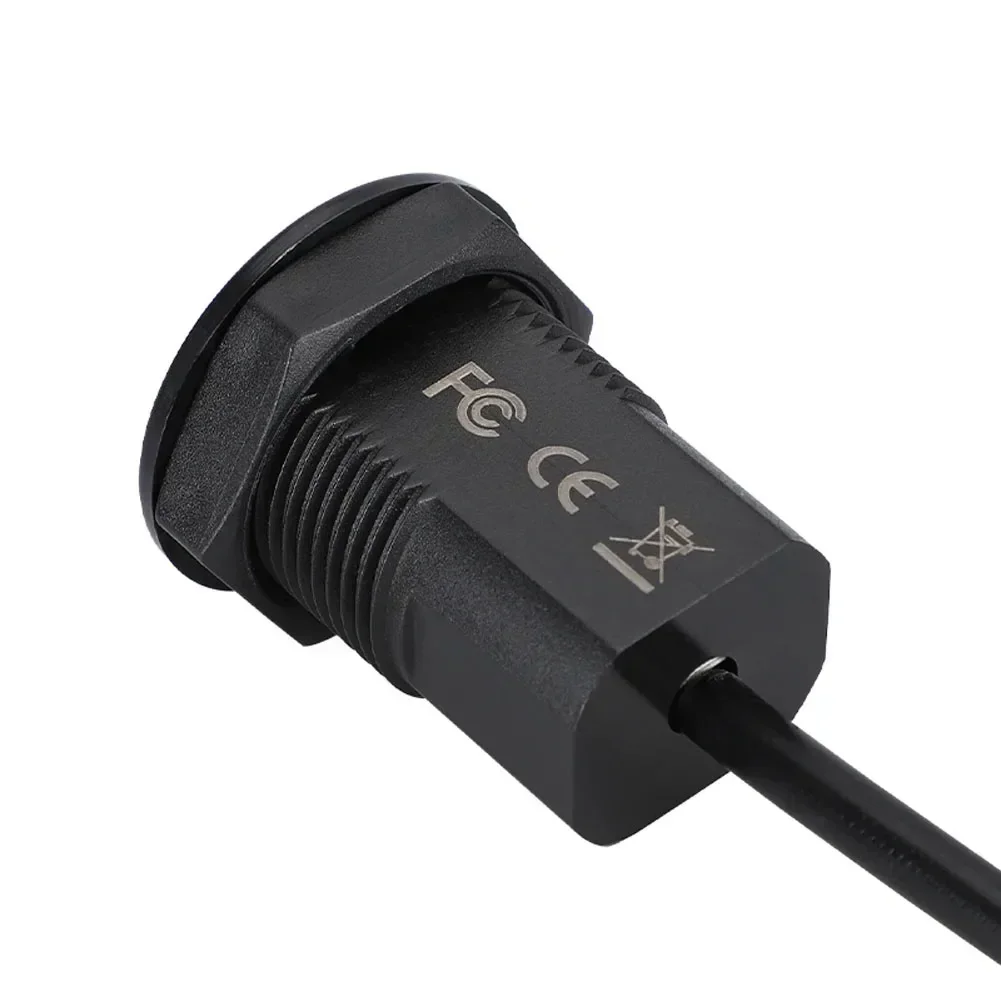 Soquete de carregamento de carro 12v/24v 18w para rv ônibus tomada usb modo de carregamento rápido inteligente design de porta única acessórios de carro