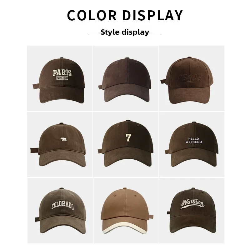 Moda Maillard viento lijado lengua de pato sombrero mujer Otoño/Invierno versátil bordado letra gorra de bola mantener caliente