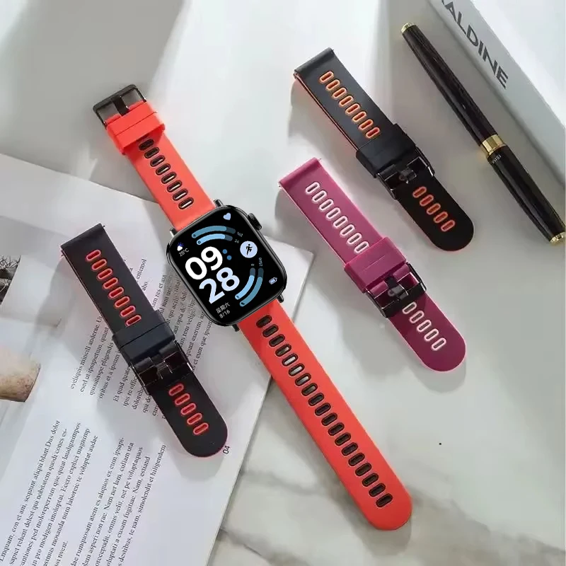 Silicone Strap For Redmi watch 4 5 6 SmartWatch WristBand For Xiaomi Mi Band 10 Pro/8 Pro/9 Pro Bracelet Watchband Accessories - view 3