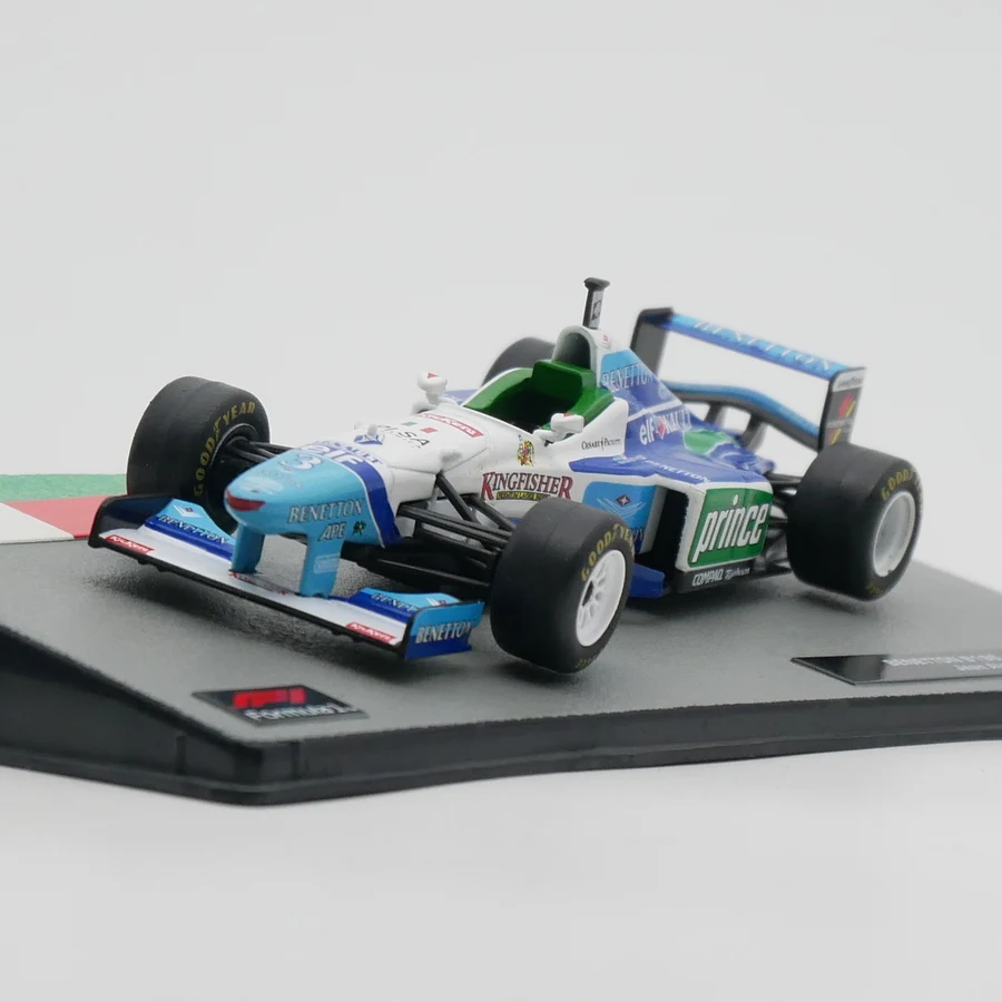 Ixo-ベンツ-ダイキャストカーモデル,メタルトイ,1:43,モデルb196 1996,jean alesi