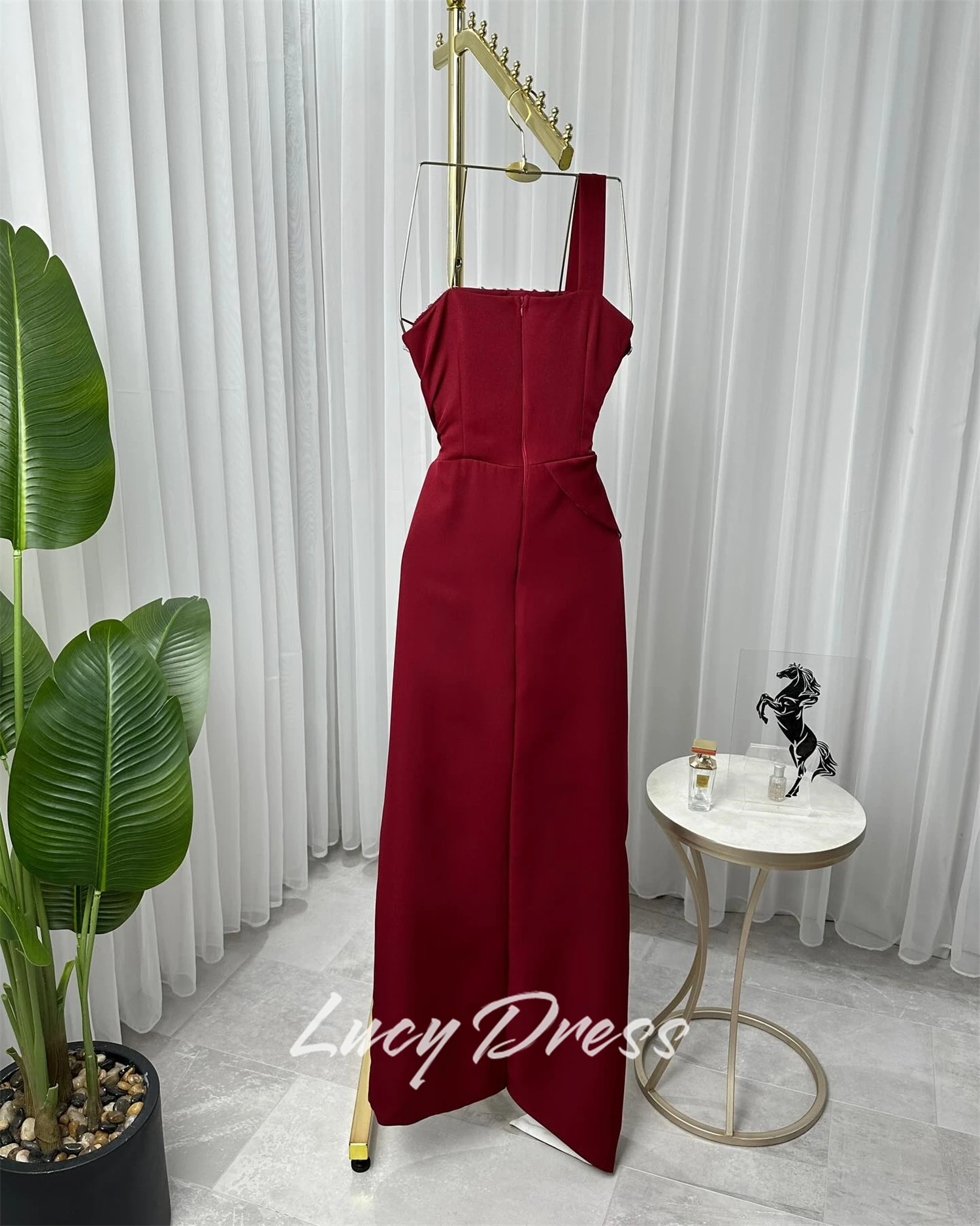 루시 맞춤 이브닝 드레스 여성 생일 드레스 럭셔리 2025 웨딩 게스트를위한 파티 드레스 우아한 인어 드레스의 새로운