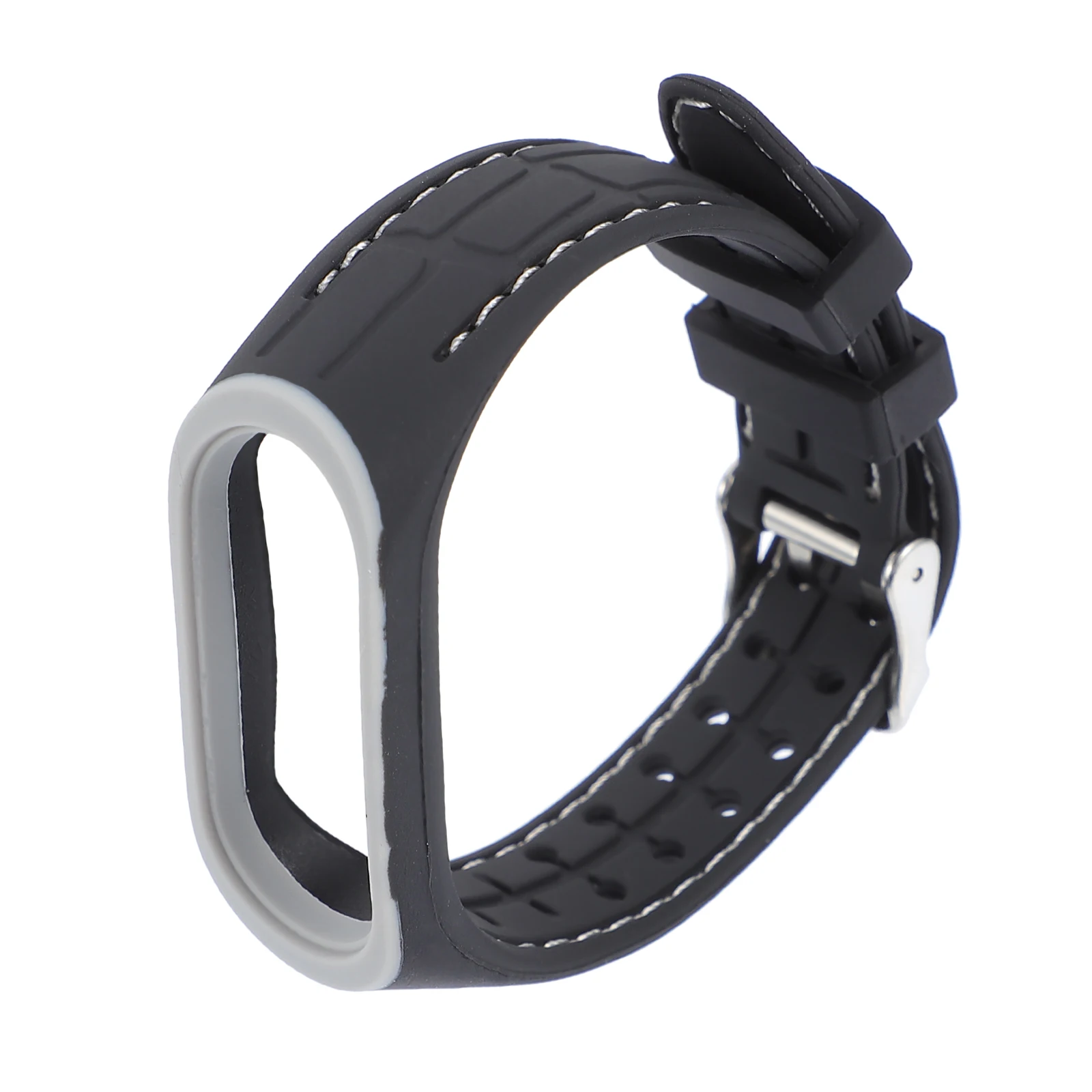 

1pc Silicone Wrist Straps Adjustable Smart Bracelet Replacement Bands Breathable For 5 6 Fashionable Accessory Smart