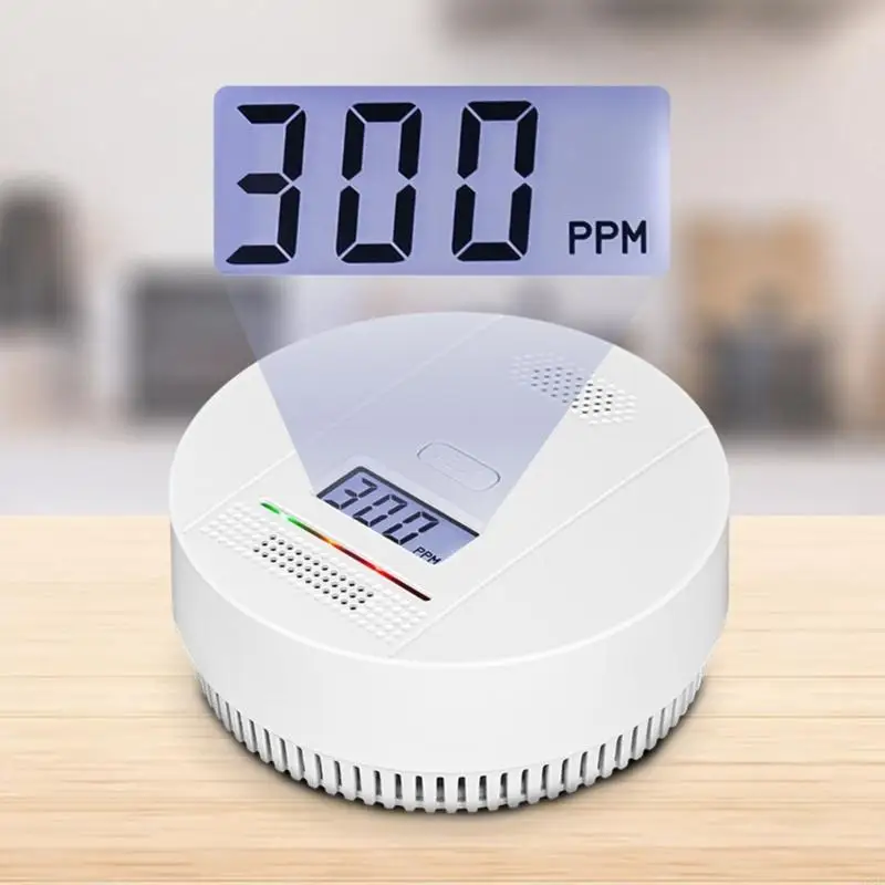Detector fuga gas CO con alarma humo Operación simple Probador monóxido carbono N58D