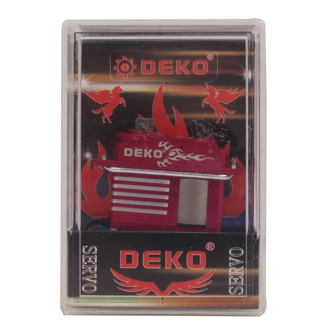 Servo de Metal medio DEKO HV6125 para helicóptero clase 450 500, Servo de cola de bloqueo de placa inclinada 70E, adecuado para aviones de ala fija