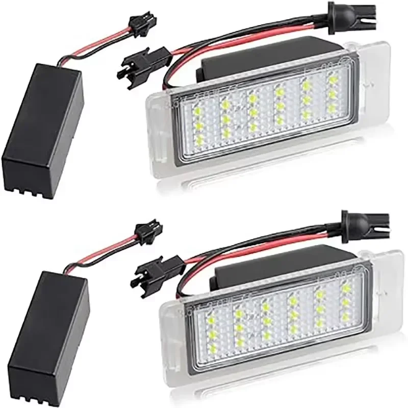 

12V LED Number Plate Lamp for Buick Opel Mokka Insignia Tourer Cadillac Ats Cts ELE XTS SRX White License Plate Light Assembly