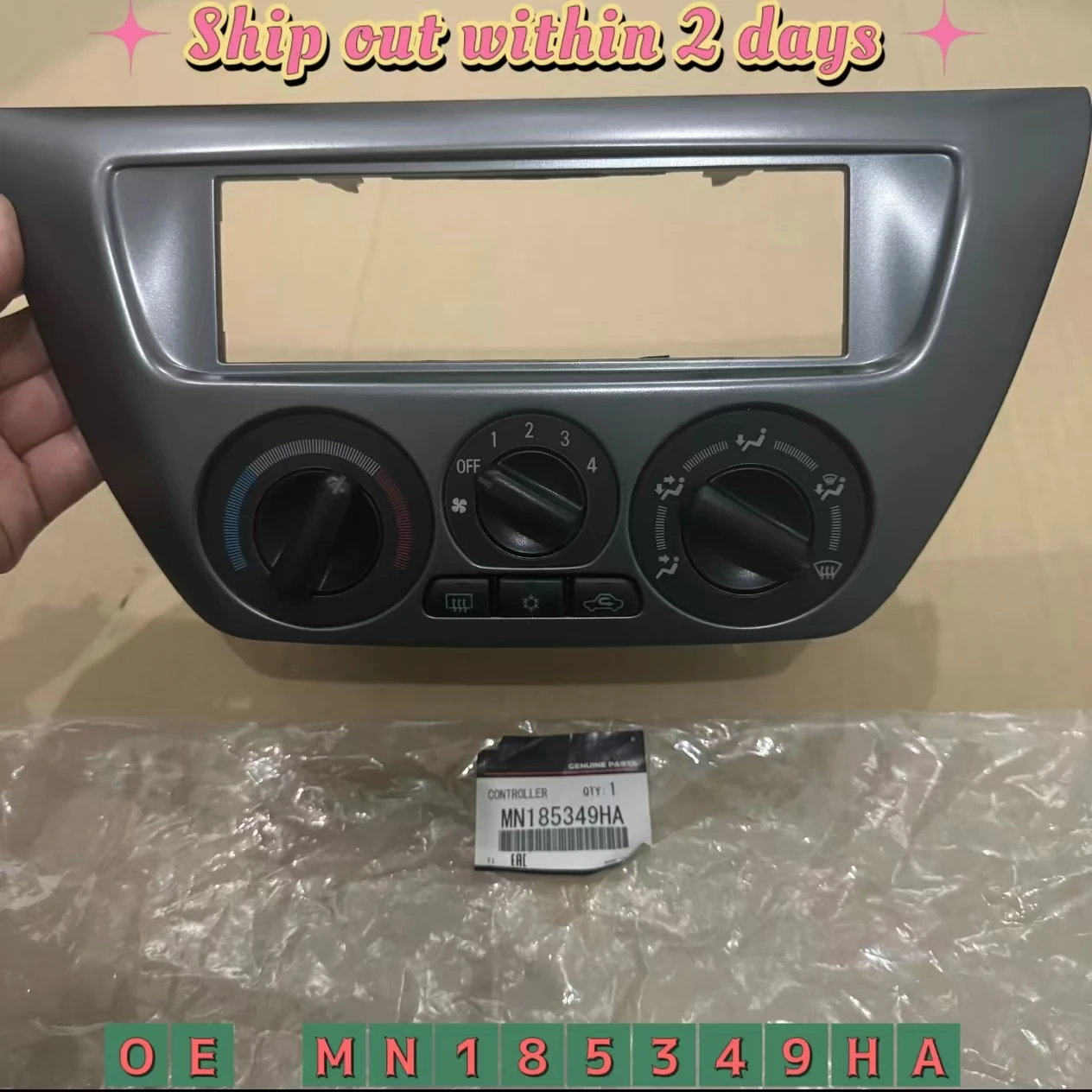 

MN185349HA Air Conditioning Panel For Mitsubishi LANCER EVO 7 8 9 Air conditioning Switch Assembly