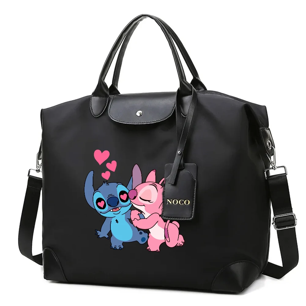 Lilo & Stitch Ladies Travel Bag Large Capacity Women\'s Handbag Crossbody Waterproof Fashion Gym Bag Luggage Bag Shoulderbag Gift