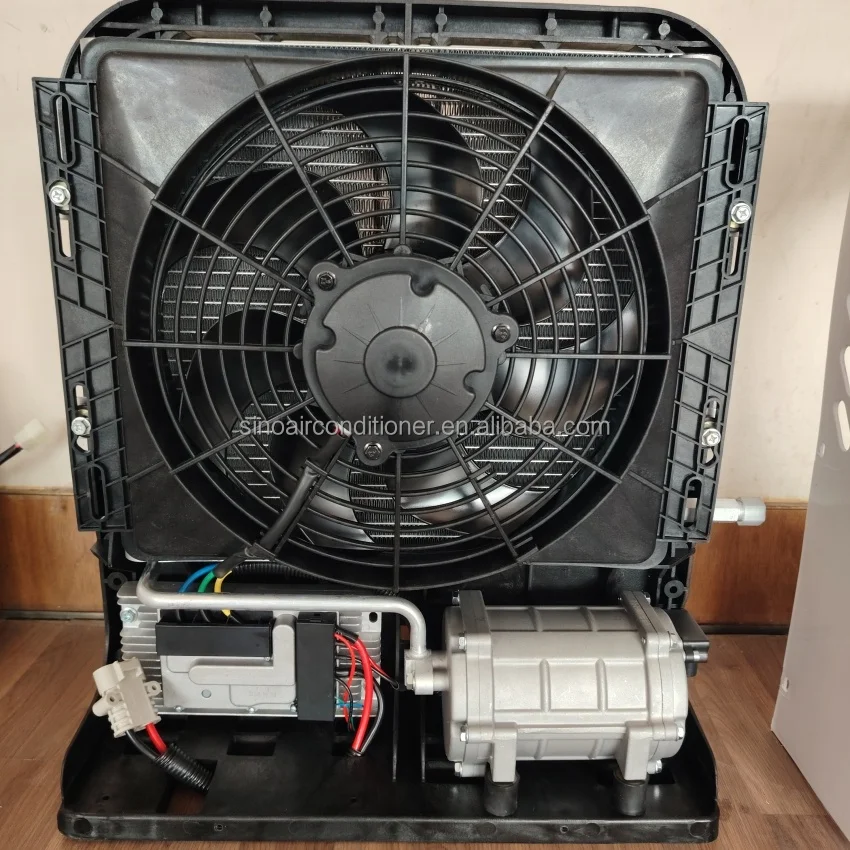 72v 48v Mini Split Air Conditioning 12 Volt 24 Volt Battery Powered Air Conditioner for Trucks view 6