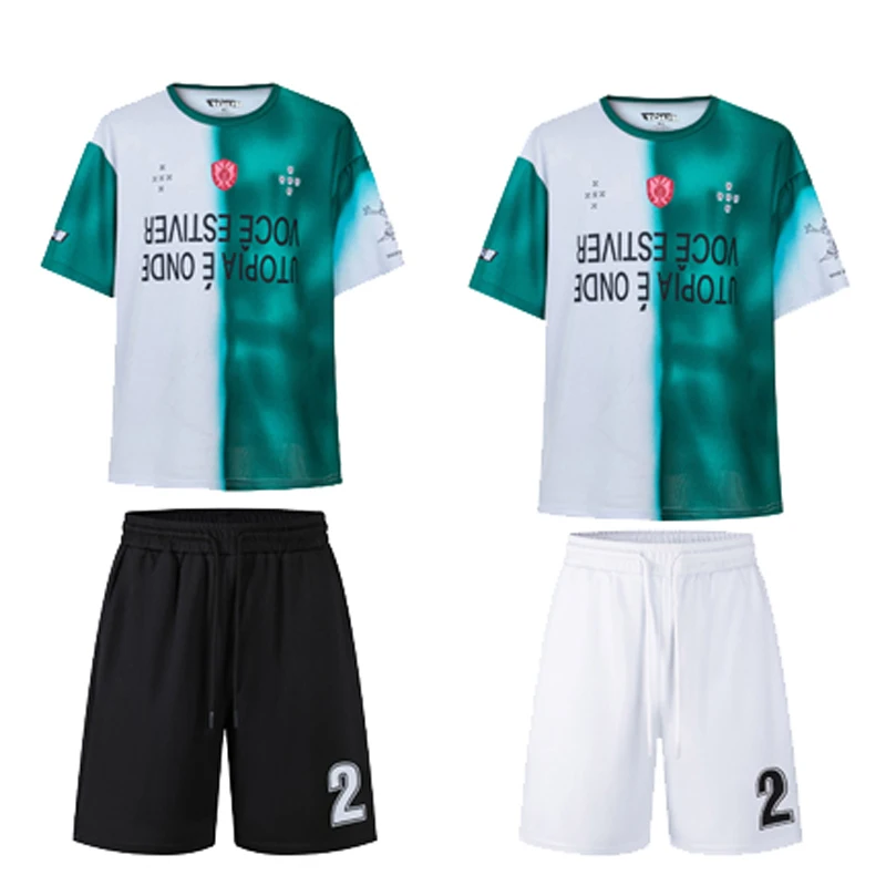 

New High Quality Cactus Jack Fallow Suit Summer Outdoors Soccer Jerseys Men's Women's Comfort All-match Fitness T-shirts Shorts