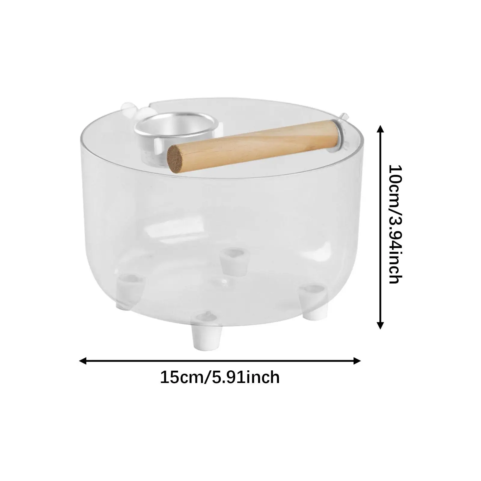 Soporte de inodoro para pájaros, decoración versátil y elegante, práctico soporte resistente, herramienta de entrenamiento para periquitos de patio, periquito de cubierta al aire libre