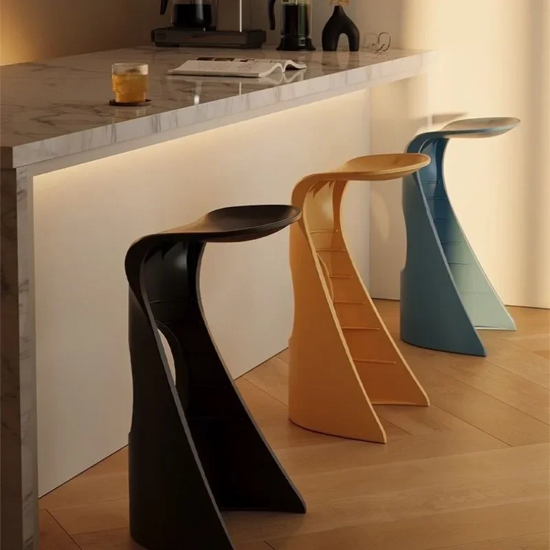 Modern outdoor bar chairs, courtyard villa outdoor outdoor bar chairs, restaurant Internet celebrity bar stool, high chair
