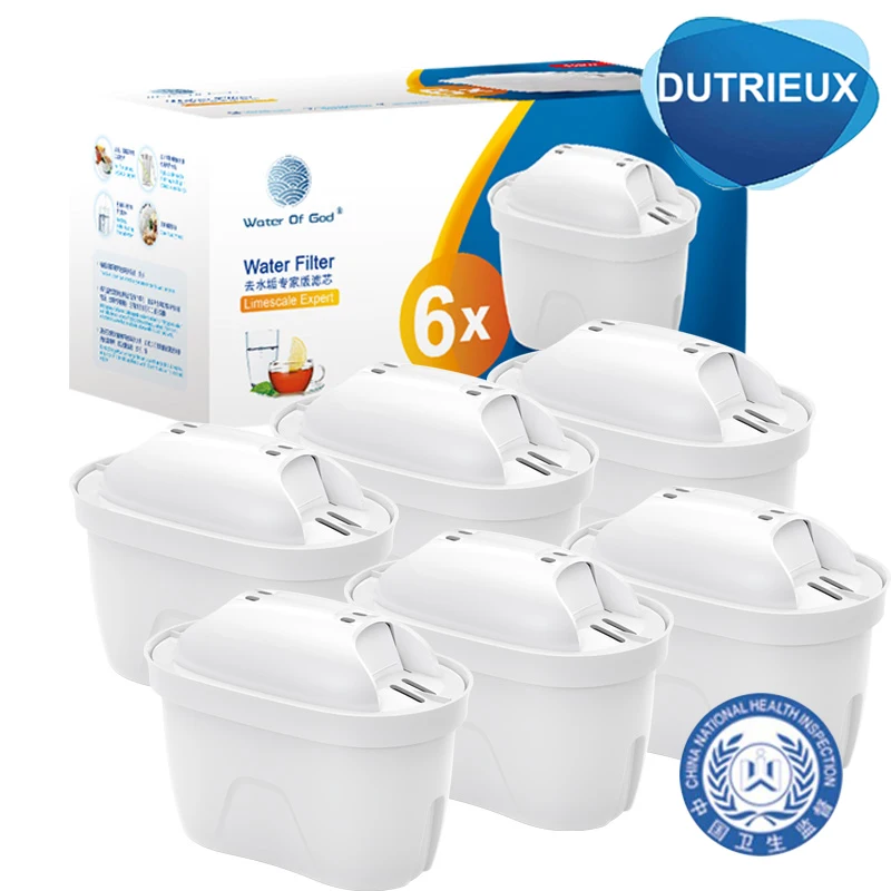 For Brita Maxtra 2PCS/6PCS Water Filters Cartridge Limescale Chlorine Impurities Purify Kettle Activate Carbon Water Filter