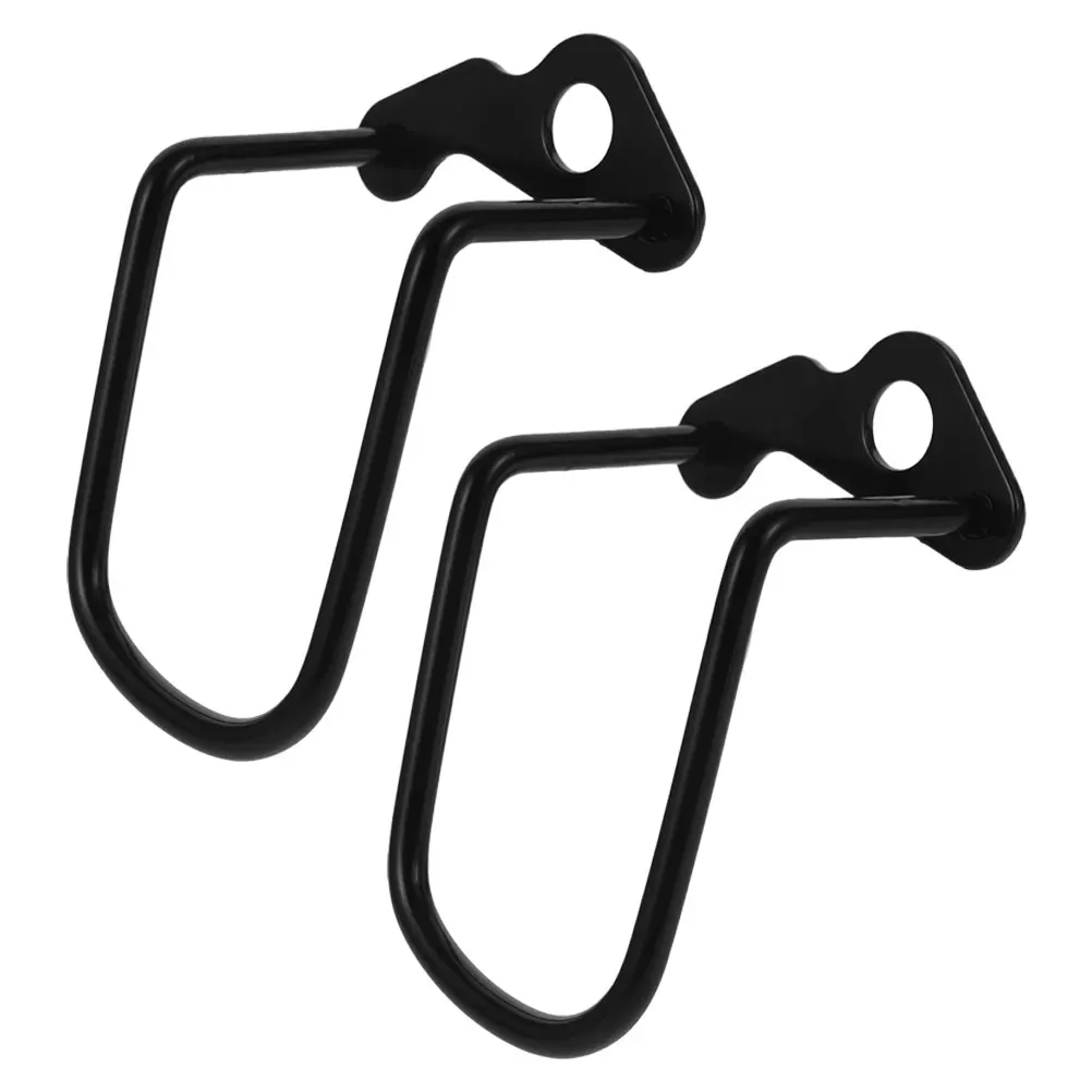 

2pcs Rear Derailleur Protector Bike Cover Black Iron Accessories Mountain Bike Brake Line Derailleurs