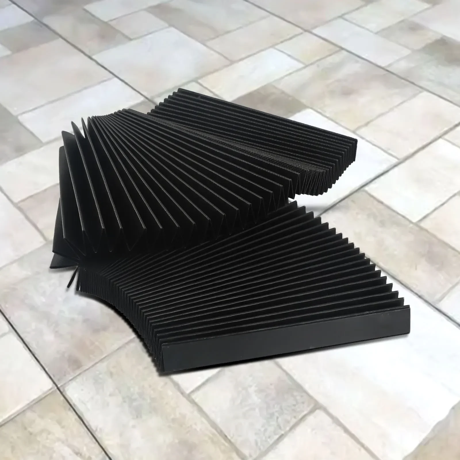CNC-Milling Machine Flexible Guard Dust Cloth Three-proof Cloth Protective Flat Accordion Bellows Cover-Tool