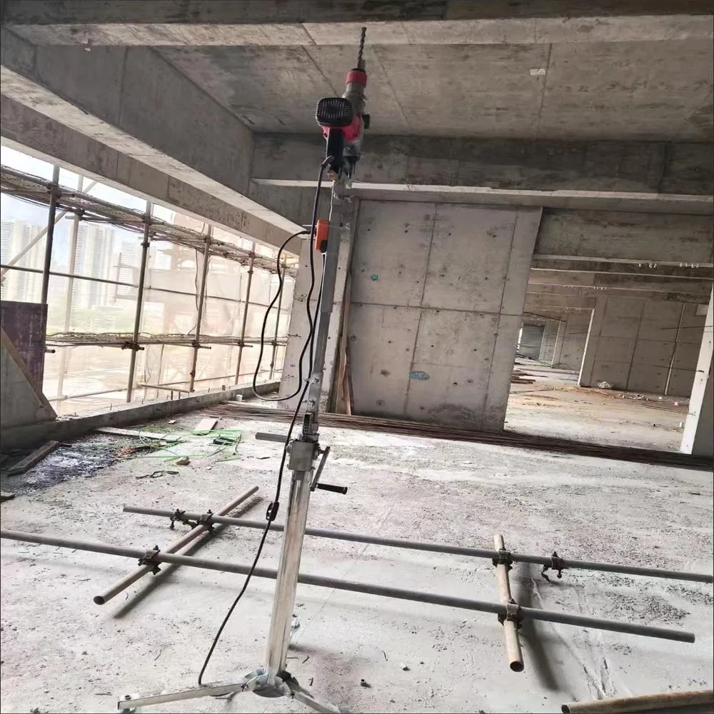 Perceuse à percussion de plafond en acier inoxydable, barre de pression, support de levage pour marteau électrique, cadre de forage, nouveau