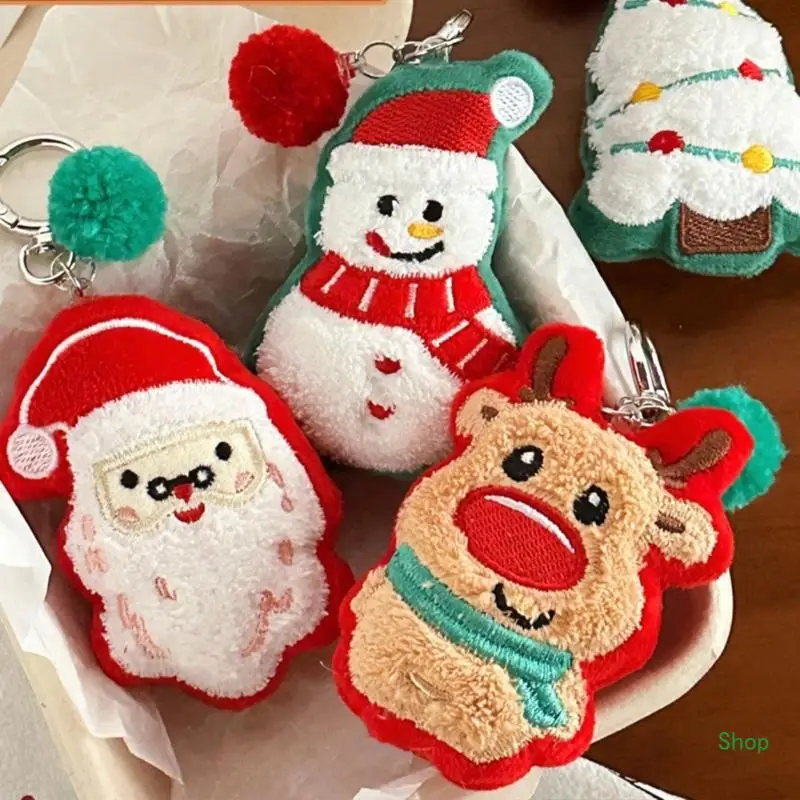 Dropship Christmas Santa Reindeer Toy Kindergarten Gift Giveaway Teacher Student Award for Boys Girls Wallet Bag Accessories