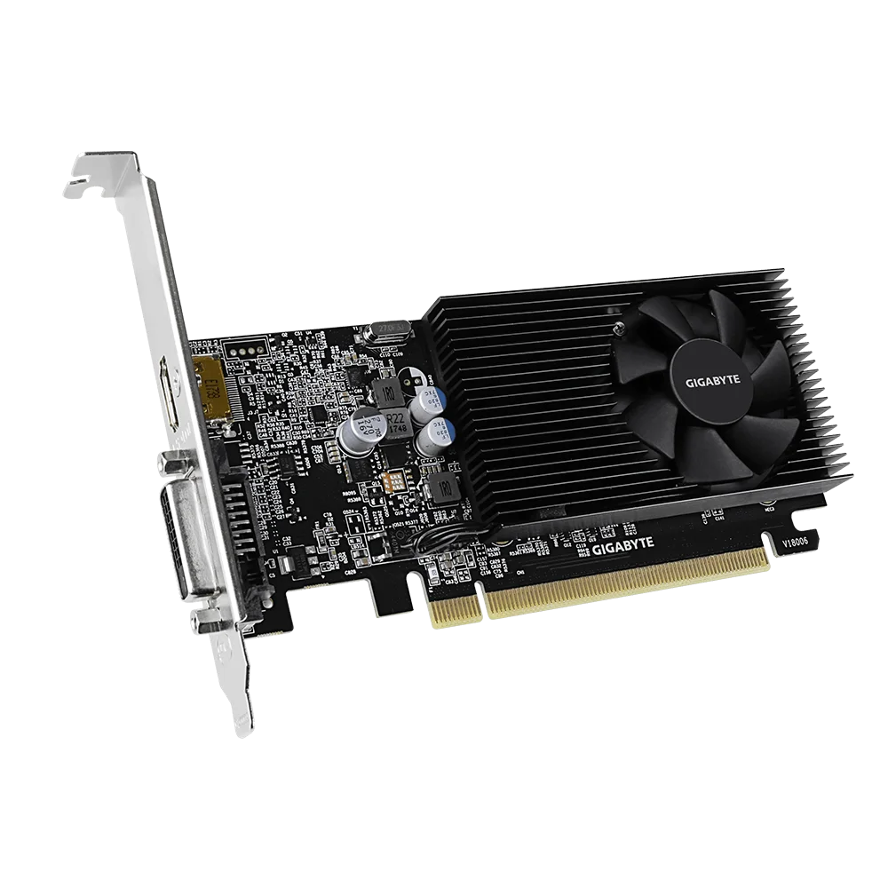 GIGABYTE nvidia GV-N1030D4-2GL GPU 2GB GDDR4 64Bit graphics card support HDMI DVI-D for Desktop PC Computer
