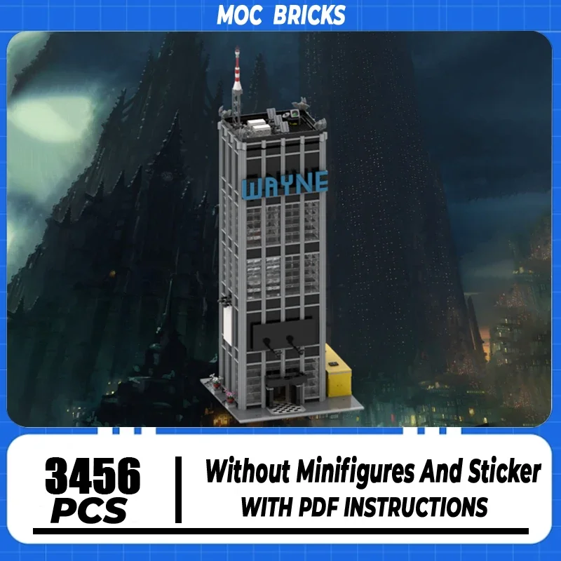 

Popular Movie Model Moc Building Blocks Weita Tower Building Model Technology Brick DIY Assembly Construction Toy Holiday Gifts