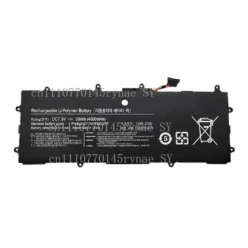 AA-PBZN2TP Compatible Laptop Battery for Samsung NP905S3G NP910S3G NP915S3G NP905S3K NP910S3K XE303C12 XE500T1C 7.5V 30Wh 2-Cell