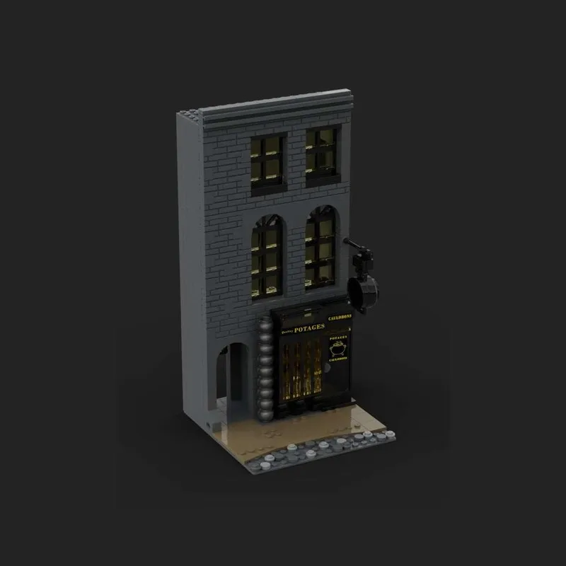 Moc brique de Construction modulaire Diagon Alley 75978 Extension-potages chaudrons technologie bloc noël bricolage jouet Construction cadeau