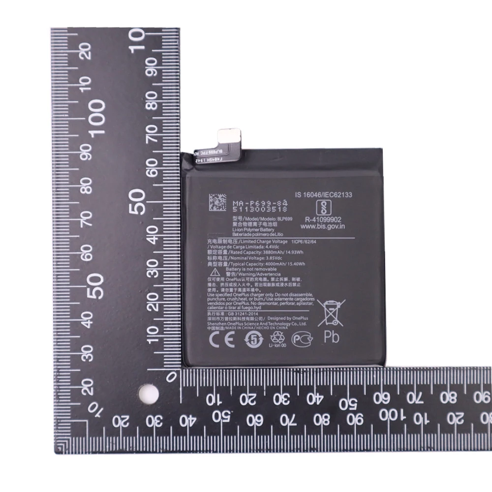 100% New Replacement BLP745 Battery For Oneplus 7 Pro Batteries Mobile Phone Batteries + Free Tools Bateria Safety Detection