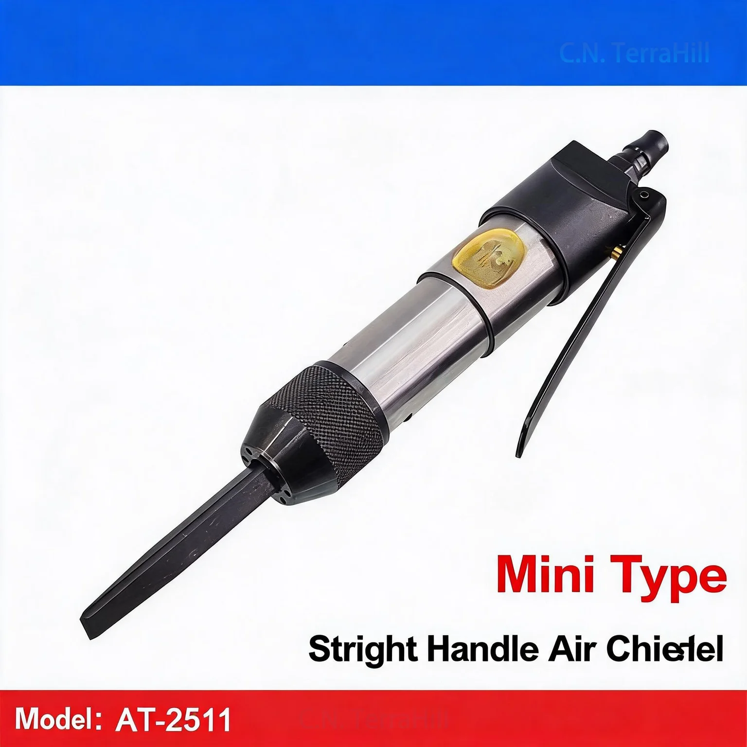 Air Chisel Pneumatic Scraper Tool AT-2511 Small Air Hammer for Car Body Repair Metal Sculpting Engraving
